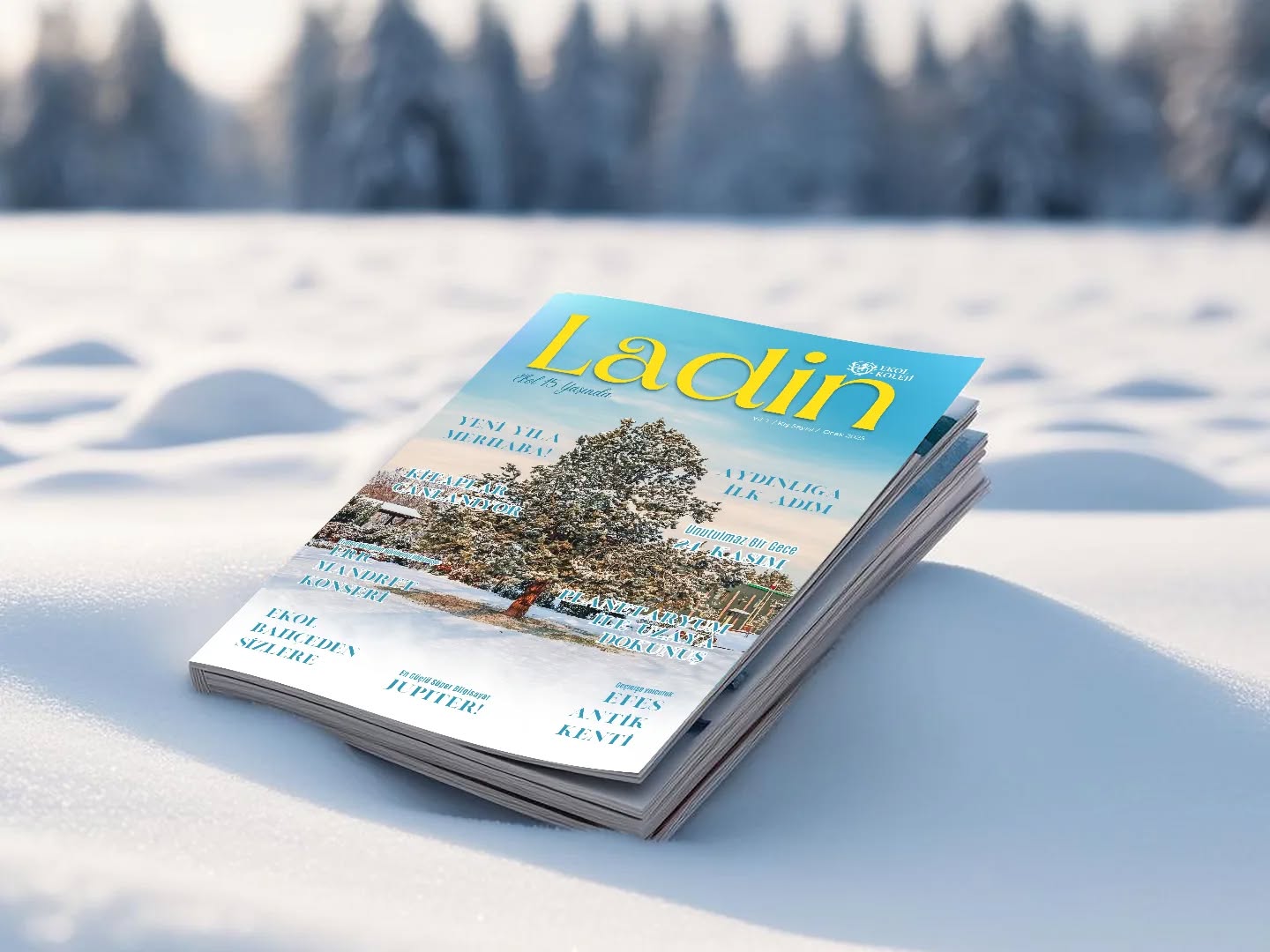 LADİN Dergisi'nin Kış Sayısı Yayında!  Okulumuzun heyecan